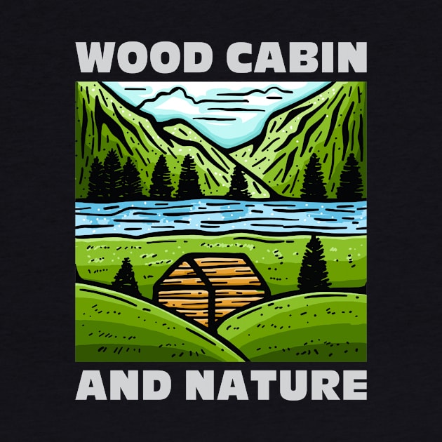 Outdoors Wood Cabin And Nature by Wanda City